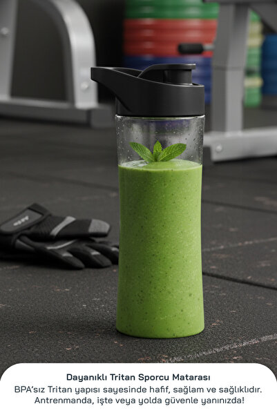 Sinbo SHB-7508 300W Smoothie Blender |Paslanmaz Çelik Bıçaklı, 570 ml Şişe