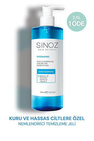 SİNOZ Hydrapro Kuru ve Hassas Ciltler İçin Nemlendiricili Yüz Temizleme Jeli ...
