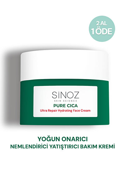 SİNOZ Pure Cica Yoğun Onarıcı Yatıştırıcı Nemlendirici Bakım Kremi Tahriş Olm...