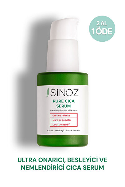SİNOZ Pure Cica Ultra Onarıcı ve Besleyici Yüz Bakım Serumu 30 ml