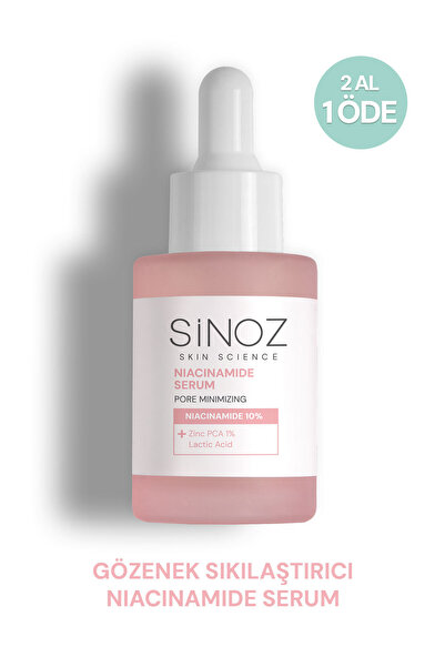 SİNOZ Gözenek Sıkılaştırıcı Sebum Dengeleyici Sivilce Karşıtı Serum Niacinami...