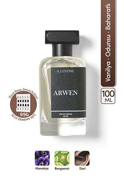 ILLUSIONE FRAGRANCE Arwen Edp Erkek Parfüm 100ml | Vanilya-odunsu-baharatlı |...