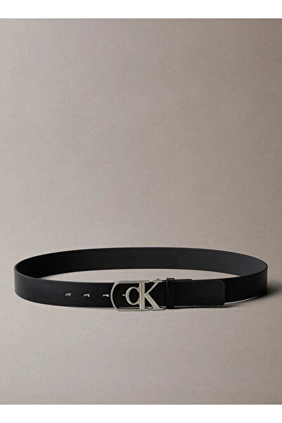 Calvin Klein CURVE MONOGRAM BUCKLE 32MM REV