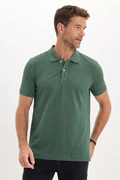 Tudors Men's Slim Fit Premium Series 100% Cotton Soft Textured Mercerized Gre...