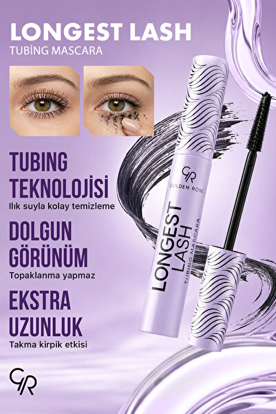 Golden Rose Longest Lash Tubing Mascara - Ekstra Uzunluk ve Takma Kirpik Etki...