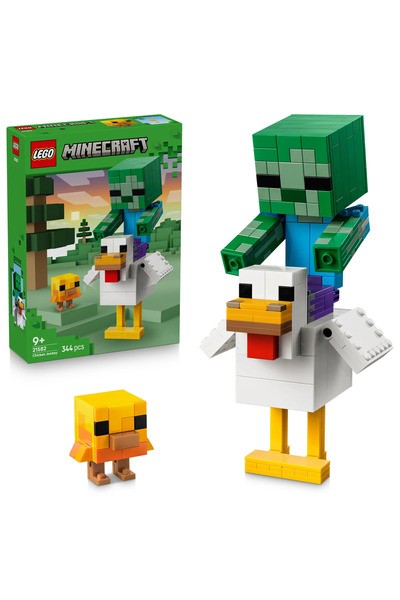 LEGO ®   Minecraft ®   Tavuk Jokey Yapım Oyuncağı Dekoru 21582
