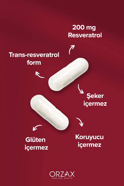 Ocean Resveratrol 200 mg 30 Kapsül
