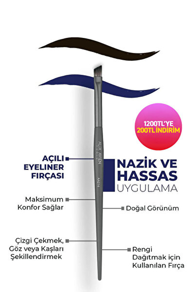 Alix Avien Açılı Eyeliner Fırçası - Small Angle Brush AA214