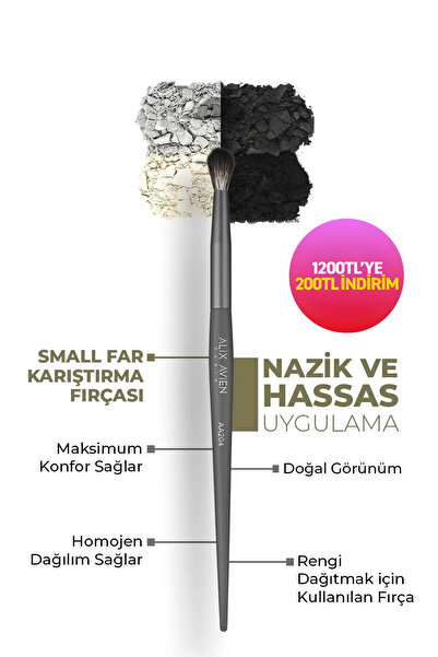 Alix Avien Küçük Karıştırma Fırçası - Small Blending Brush AA204
