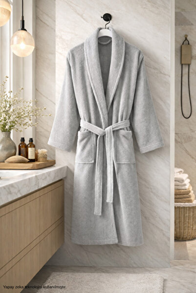 Formeya Premium Cotton Unisex Bathrobe - Soft-Textured Quick-Drying Vibrant-C...