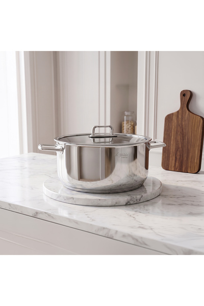 Aryıldız Colombus Stainless Steel Deep Pot 20 cm