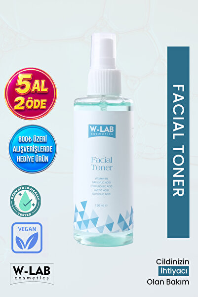 W-Lab Cosmetics Facial Toner 150 ml Arındırıcı ,Ferahlatıcı ve Pürüzsüz Cilt ...