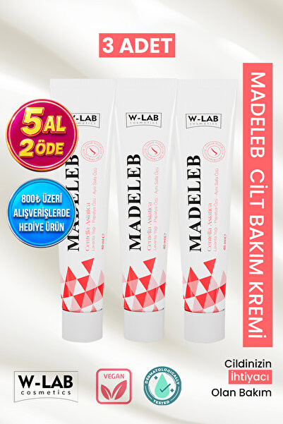 W-Lab Cosmetics Madeleb Cilt Bakımı Kremi 3 lü Set