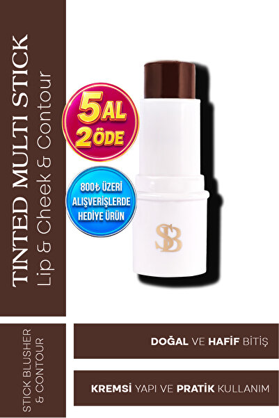SELİNBEAUTY Tinted Multi Stick Lip & Cheek & Contour Stick Allık 6 gr
