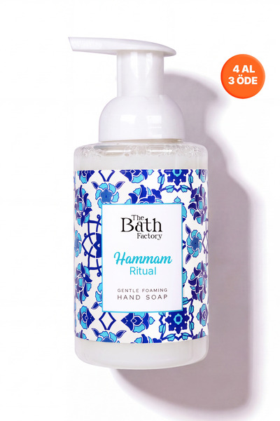 THE BATH FACTORY Nemlendirici Arındırıcı Hammam Ritual Köpük Sabun 300 ml