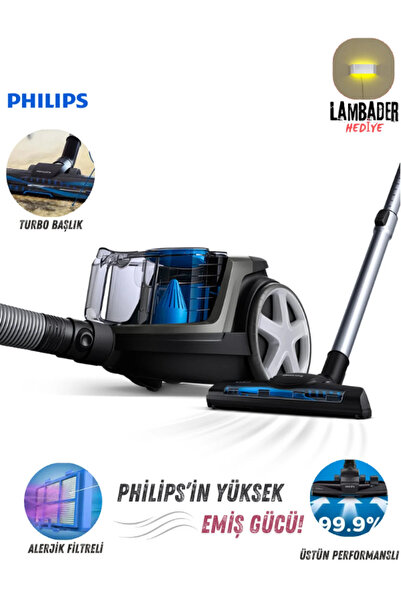 Philips Turbo Başlıklı Powercyclone 5 Teknolojili