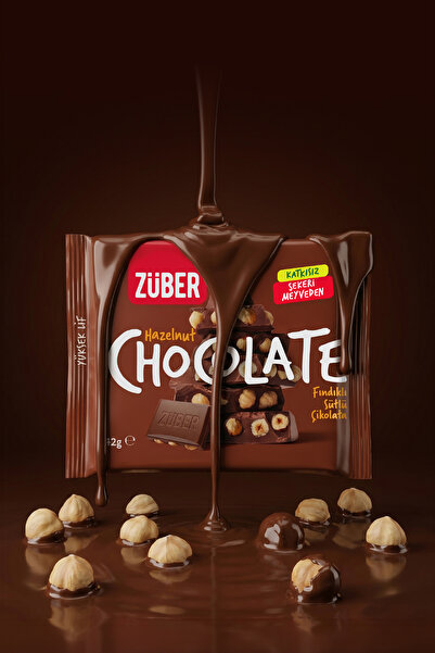 Züber Fındıklı Sütlü Çikolata 42g x 6 Adet