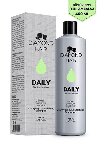 DIAMOND HAIR Anti-Dandruff, Hair Loss and Oily Hair Purifying Shampoo for Oil...