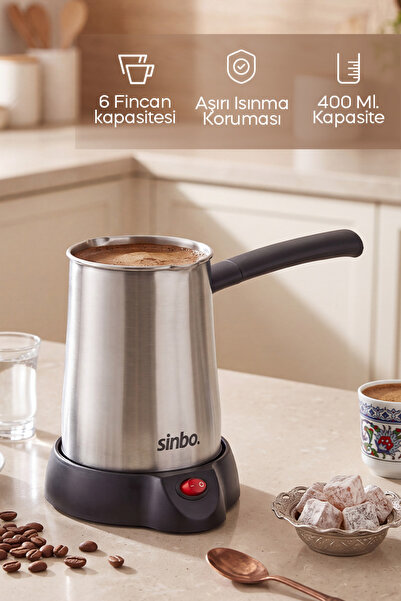 Sinbo Scm-2958 Elektrikli Cezve - Inox