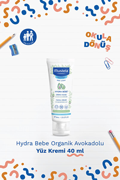 Mustela Dolaşıklık Karşıtı Şampuan+HydraBebe Organik Avokadolu Yüz Kremi+4'lü Oyun Hamuru Hediye