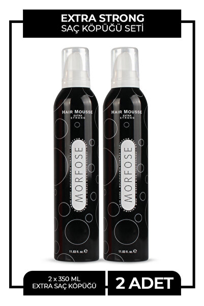 Morfose Extra Strong Saç Köpüğü 350 ml 2 Adet