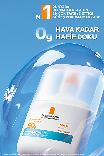 La Roche Posay Anthelios UVAIR SPF50+ Çok Yüksek Yüz Güneş Koruması Sağlayan Ultra Güçlü Güneş Koruyucu Serum 50 ml