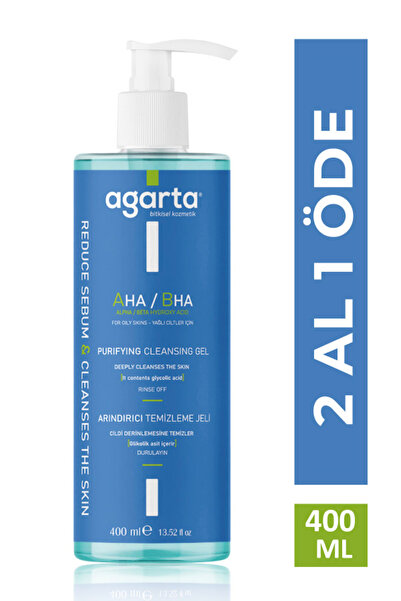 Agarta Doğal Arındırıcı Yüz Temizleme Jeli Yağlı Ve Karma Cilt 400 ml
