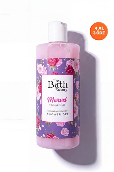 THE BATH FACTORY Nemlendirici Ve Besleyici Marvel Rose Duş Jeli 400 ml
