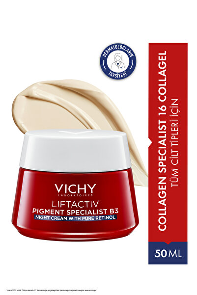 Vichy Liftactiv B3 Cilt Tonu Eşitleyici Retinol İçeren Gece Kremi 50 ml