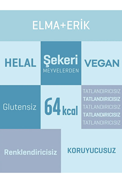 mixmey Erik Meyve Barı 288 Adet | Sağlıklı Atıştırmalıklar – Vegan, Glutensiz (20GR X 288 ADET)