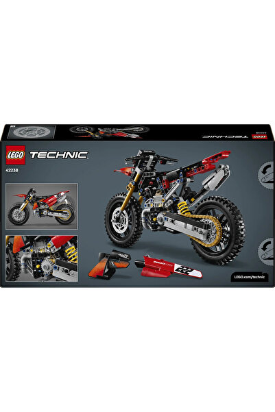 LEGO ® Technic Ducati Desmo450 MX Factory Motosiklet 42238 - 10+ için Oyuncak Yapım Seti (457 Parça)