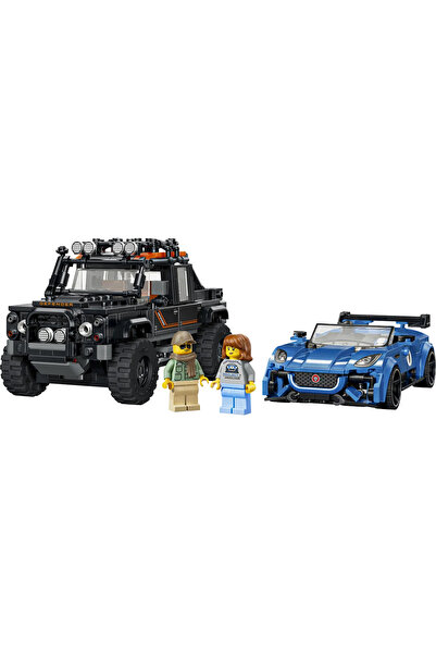 LEGO ® Speed Champions Jaguar Project 7 & Land Rover Defender 77264 - 10+ Oyuncak Yapım Seti (740P)