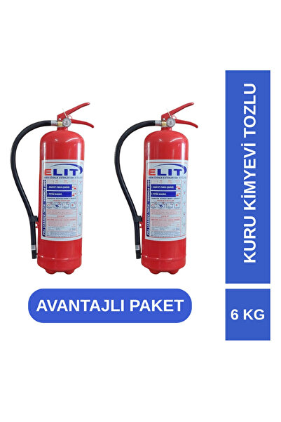 ELİTyangın KPR YANGIN SÖNDÜRME TÜPÜ 6 KG KURU KİMYEVİ TOZLU