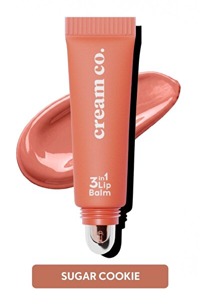 Cream Co. Nemlendirici Parlatıcı 3in1 Lip Balm | Dudak Bakım | Sugar Cookie B...