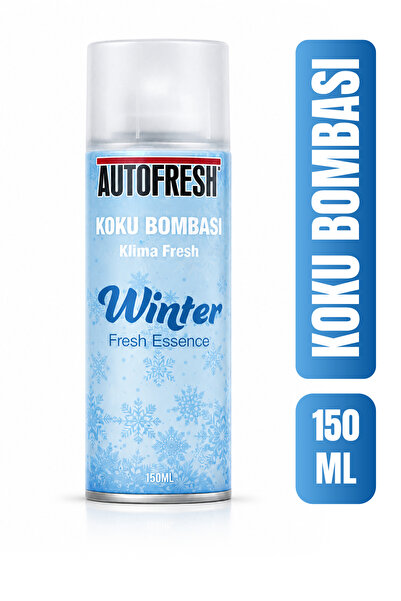 AutoFresh Klima Fresh Koku Bombası 150 ml Winter Fresh Araç İçi Koku Giderici...