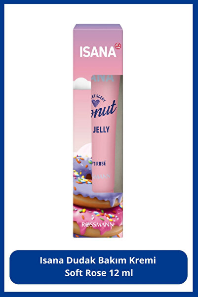 ISANA Dudak Bakım Kremi Soft Rose 12 ml