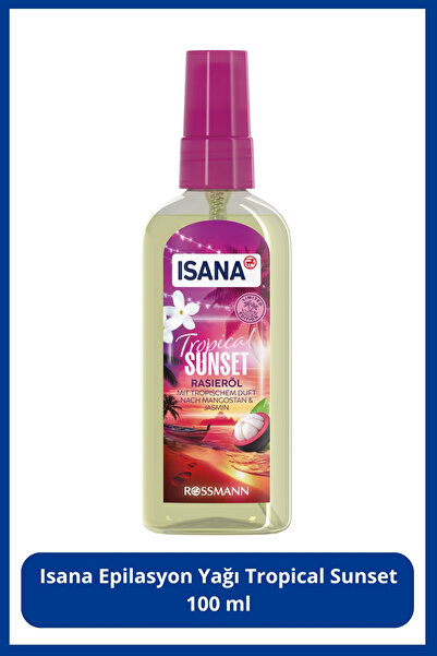 ISANA Epilasyon Yağı Tropical Sunset 100 ml