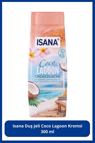 ISANA Duş Jeli Coco Lagoon Kremsi 300 ml