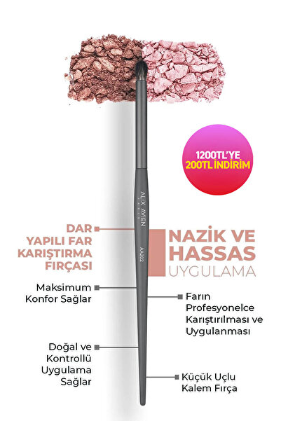 Alix Avien Dar Yapılı Far Karıştırma Fırçası - Pencil Brush AA202