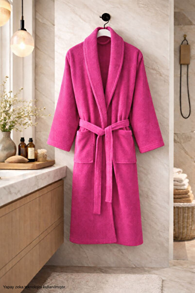 Formeya Premium Cotton Unisex Bathrobe - Soft-Textured Quick-Drying Vibrant-C...