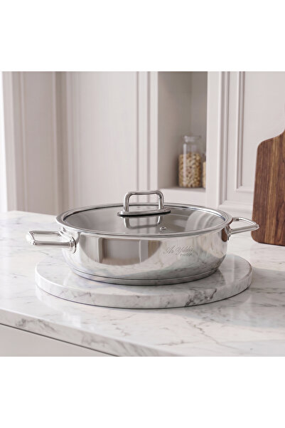 Aryıldız Colombus Flat Pot 26cm