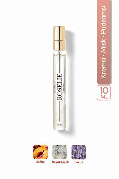 ILLUSIONE FRAGRANCE Roselie EDP Seyahat Boy Kadın Parfümü 10ml  | Kremsi-Misk...