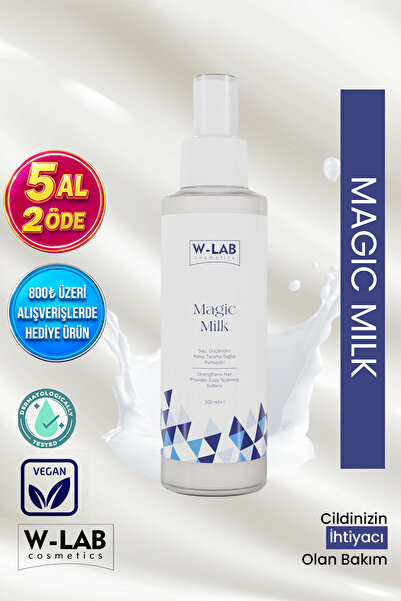 W-Lab Cosmetics Magic Milk Proteinli Saç Bakım Sütü 200 ml