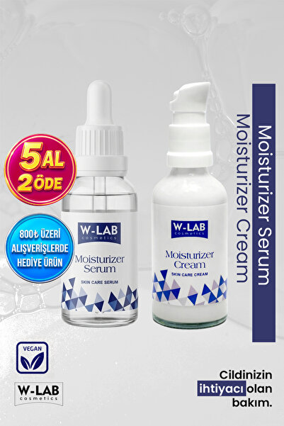 W-Lab Cosmetics Moisturizer Krem Moisturizer Serum Set