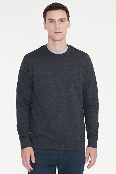 AC&Co / Altınyıldız Classics Men's Anthracite-Melange Standard Fit Regular Cu...