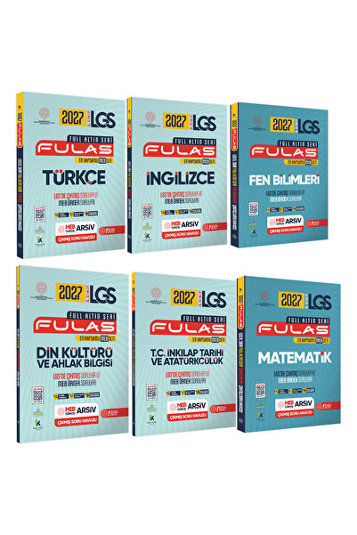 İnformal Yayınları 2027 8. Sınıf Full LGS Altın Seri(FULAS)MEB Çıkmış Modüler...
