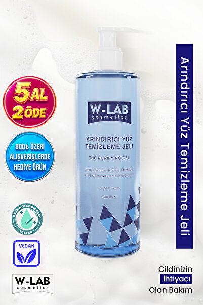 W-Lab Cosmetics Arındırıcı Yüz Temizleme Jeli 400 ml