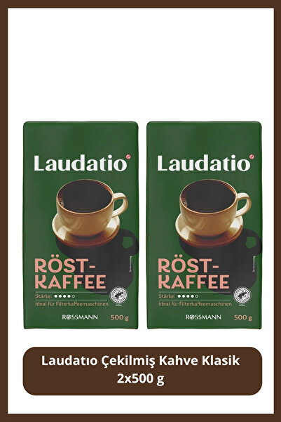 Laudatio Çekilmiş Kahve Klasik 500 Gr 2 Adet 2*500 Gr