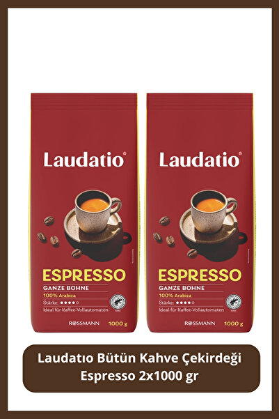 Laudatio Bütün Kahve Çekirdeği Espresso 1000 gr X2 Adet
