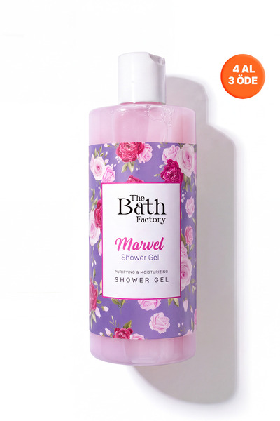 THE BATH FACTORY Nemlendirici Ve Besleyici Marvel Rose Duş Jeli 400 ml